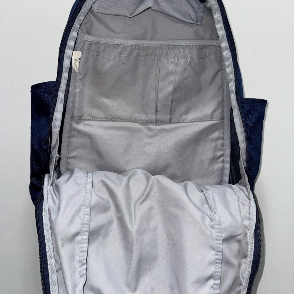 Nike Vapor Power Max Air Backpack Navy Blue Mesh Athletic Gym School Bag - Picture 11 of 11